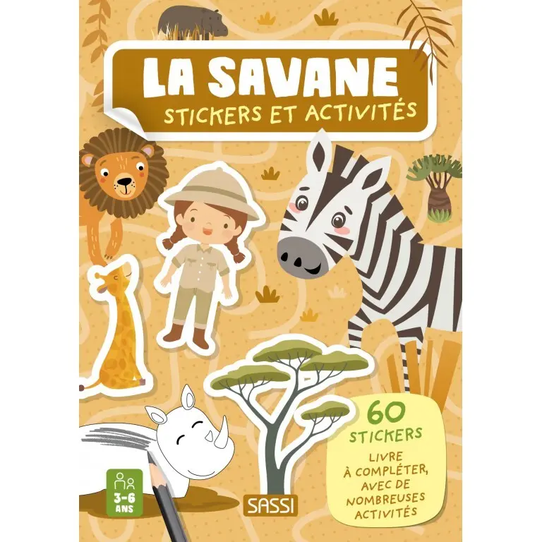 Sassi Libro infantil La Savane YELLOW