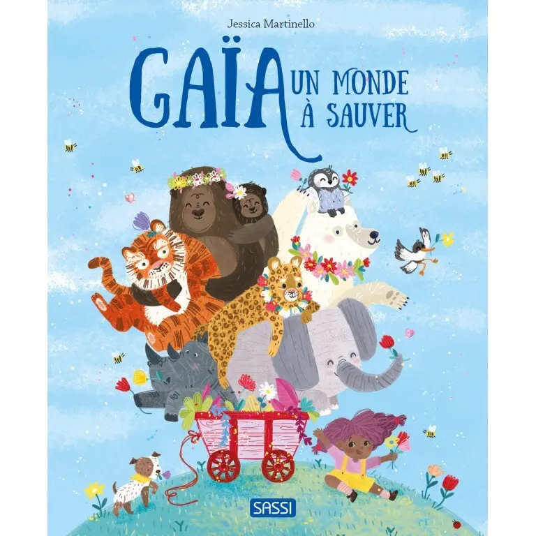 Sassi Libro infantil Gaia, Un Monde A Sauver BLUE