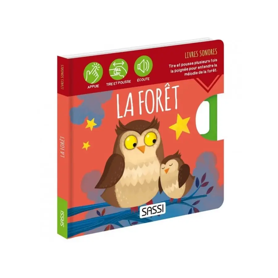 Sassi Libro infantil Dans La Forêt BLUE